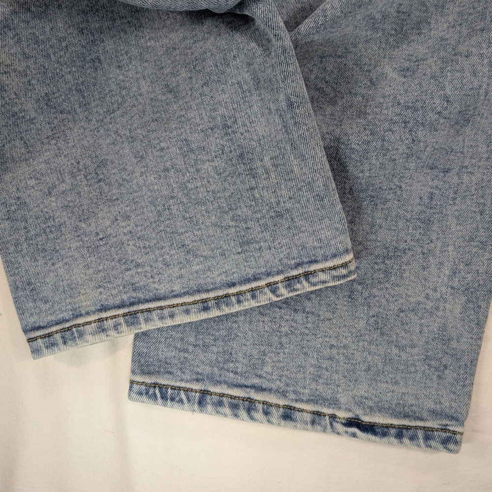 Lauren Conrad Straight Leg Jeans Women's 16 Stonewash Denim Wide Baggy 90's y2k - Picture 7 of 10